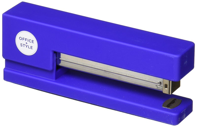 Office Style Precision Jam-Free Full Strip Non-Skid Stapler, Blue - Image 1